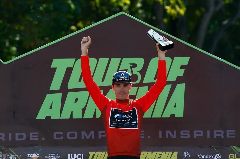 Simone Raccani, vincitore della prima edizione del Tour of Armenia